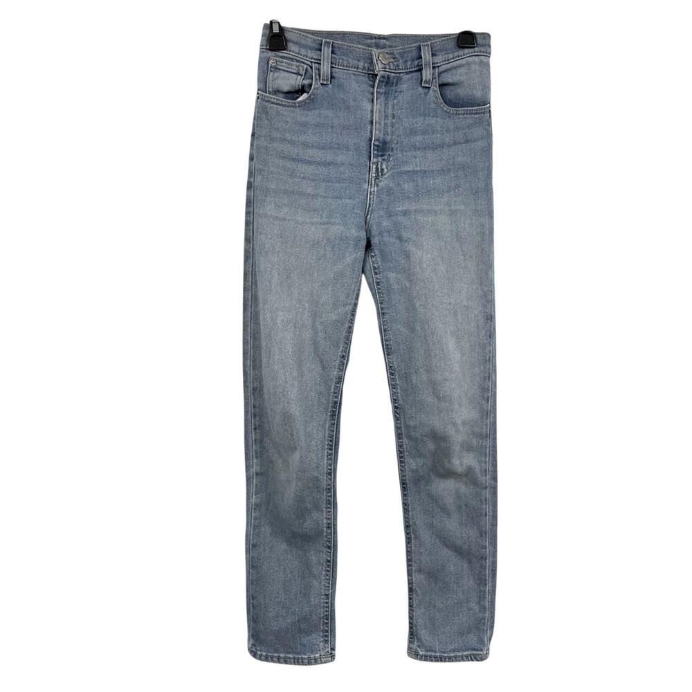 BDG Light Wash Girlfriend Jeans Womens 25 High Rise Slim Fit Blue Zip Fly Denim